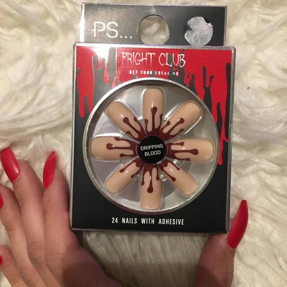 Glue On Halloween Nails